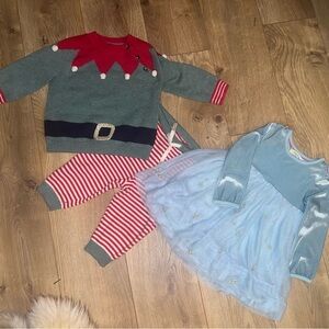 Festive Baby Boden Elf and Fairy Set for Kids